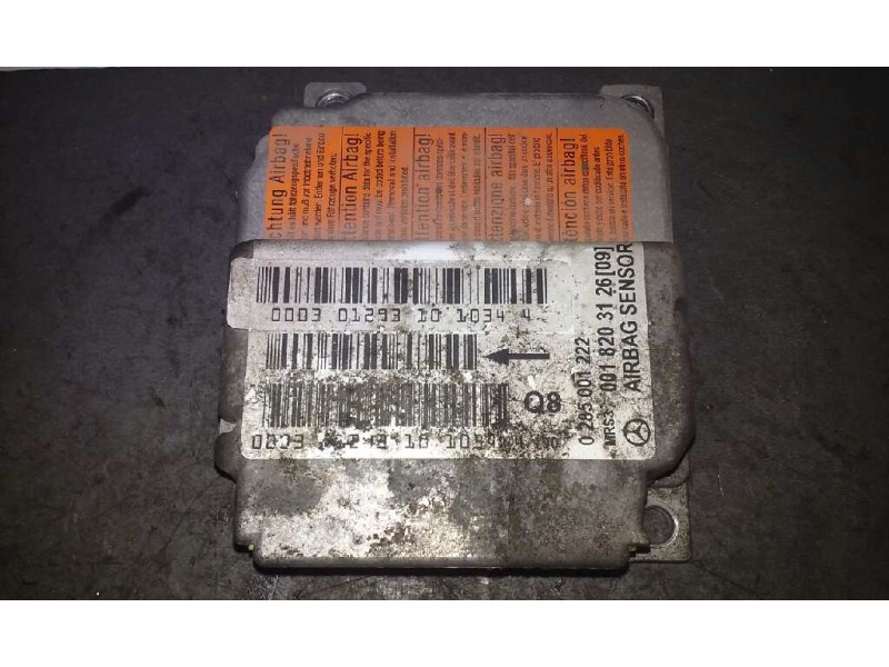 Recambio de centralita airbag para mercedes-benz clase a (w168) 1.4 cat referencia OEM IAM 0285001222 0285001222 