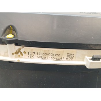 Recambio de cuadro instrumentos para toyota yaris active referencia OEM IAM 838000dg70 838000dg70 