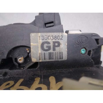 Recambio de cerradura puerta delantera derecha para opel insignia berlina cosmo referencia OEM IAM 133736 5 PINES 