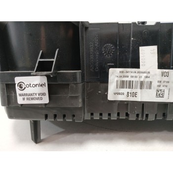 Recambio de cuadro instrumentos para seat leon (1p1) 1.6 referencia OEM IAM 1p0920810e  