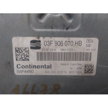 Recambio de centralita motor uce para seat ibiza (6j5) reference referencia OEM IAM 03F906070HB  5WP44880