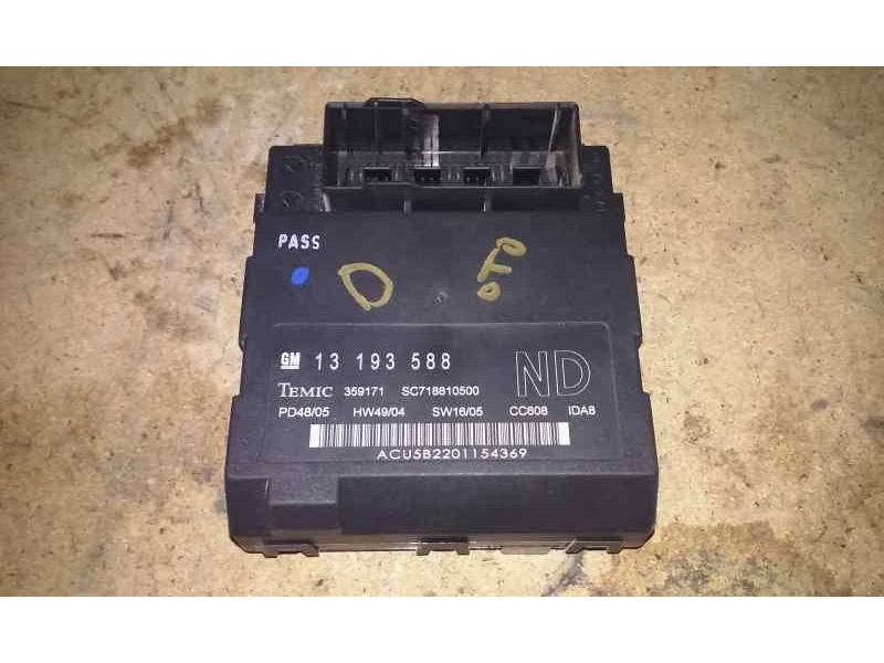 Recambio de modulo confort para opel vectra c berlina referencia OEM IAM 13193588  