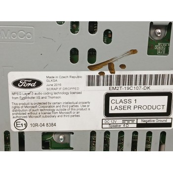 Recambio de sistema audio / radio cd para ford s-max titanium referencia OEM IAM em2t19c107dk  caja
