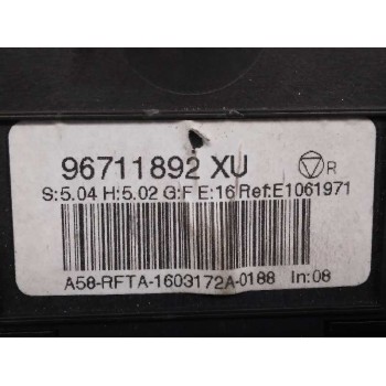 Recambio de mando climatizador para citroën c3 picasso collection referencia OEM IAM 96711892XU  