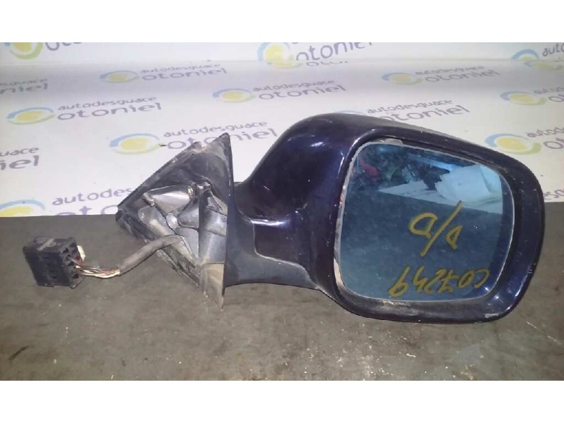 Recambio de retrovisor derecho para audi a4 berlina (b5) 1.8 referencia OEM IAM  AZUL 5 PIN