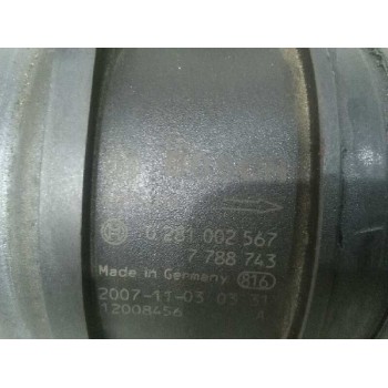 Recambio de caudalimetro para bmw serie 1 berlina (e81/e87) 118d referencia OEM IAM 7788743 7788743 0281002567