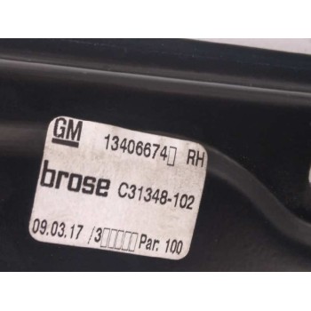 Recambio de elevalunas delantero derecho para opel astra k lim. 5türig business referencia OEM IAM 13406674 7 PINES 