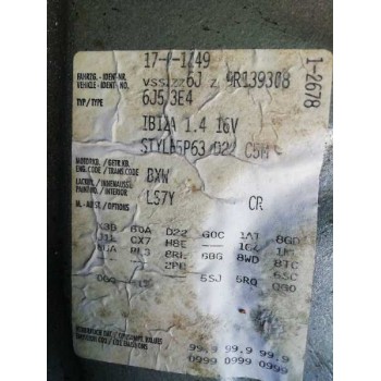 seat ibiza (6j5) del año 2009