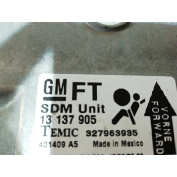 Recambio de centralita airbag para opel astra gtc 1.6 16v referencia OEM IAM 13137905 13137905 13137905