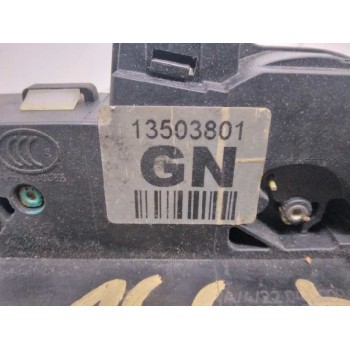 Recambio de cerradura puerta delantera izquierda para opel insignia berlina cosmo referencia OEM IAM 13503801 5 PINES 