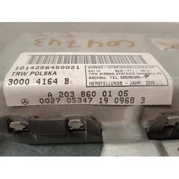 Recambio de airbag lateral trasero izquierdo para mercedes-benz clase e (w211) berlina 3.0 cdi cat referencia OEM IAM A203860010