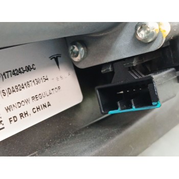 Recambio de elevalunas delantero derecho para tesla model 3 (5yj3) ev awd referencia OEM IAM 1a002172a 177424300c 