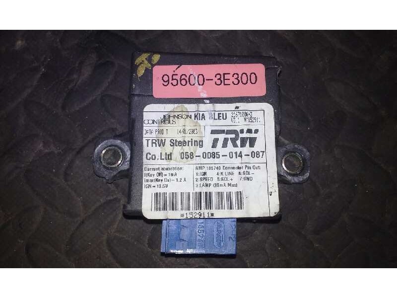 Recambio de modulo electronico para kia sorento 2.4 16v cat referencia OEM IAM 95600E300  DIRECCION ASISTIDA