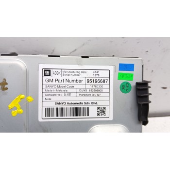 Recambio de sistema audio / radio cd para chevrolet cruze (j300) 2.0 cdi referencia OEM IAM 95196687  