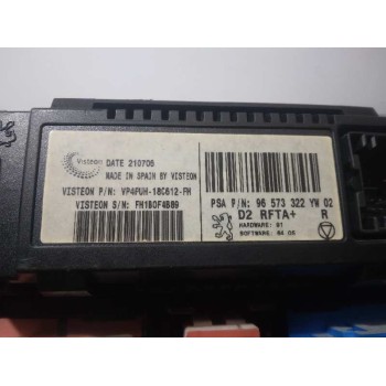 Recambio de mando climatizador para peugeot 407 st sport pack referencia OEM IAM 96573322YW  FUNCIONA