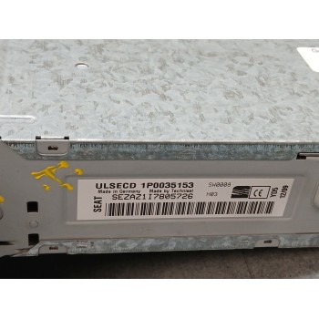 Recambio de sistema audio / radio cd para seat leon (1p1) 1.6 referencia OEM IAM   