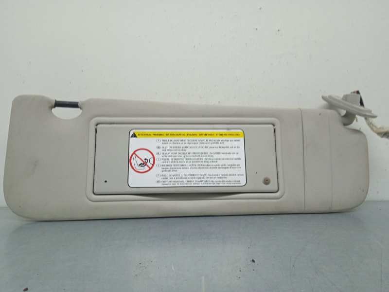 Recambio de parasol derecho para peugeot 207 cc 1.6 16v referencia OEM IAM  GRIS CON LUZ
