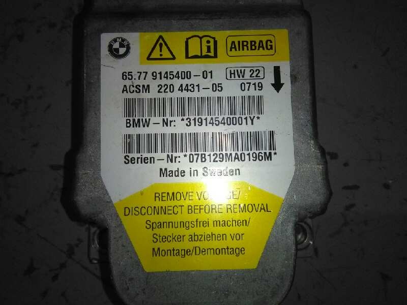 Recambio de centralita airbag para bmw serie 5 berlina (e60) 520d referencia OEM IAM 65779145400 65779145400 