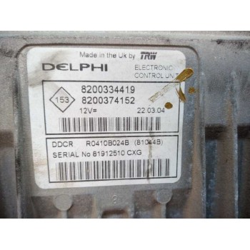 Recambio de centralita motor uce para renault scenic ii 1.5 dci diesel referencia OEM IAM 8200334419  