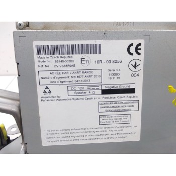 Recambio de sistema navegacion gps para toyota avensis touring sports advance referencia OEM IAM 8614005200  