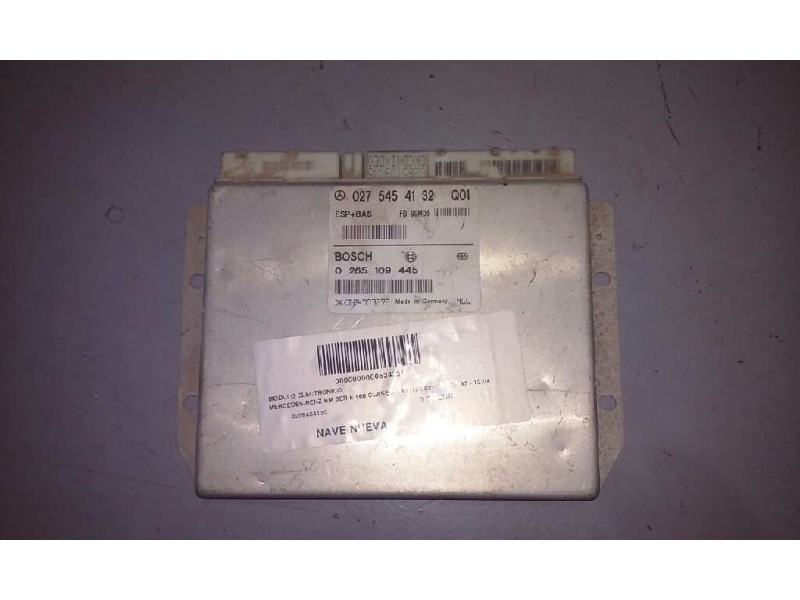 Recambio de modulo electronico para mercedes-benz clase a (w168) 140 (168.031) referencia OEM IAM 0275454132 ESP + BAS 