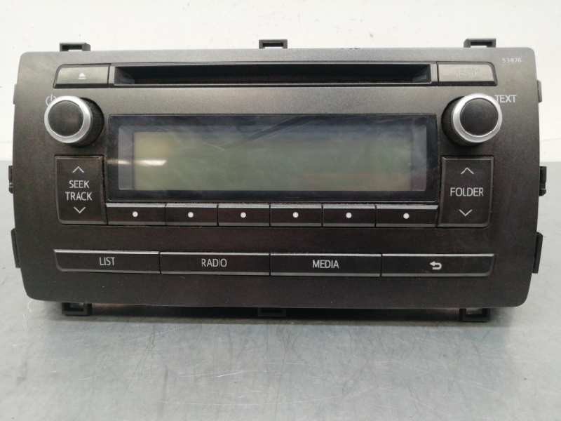 Recambio de sistema audio / radio cd para toyota auris 1.4 turbodiesel cat referencia OEM IAM 8612002880  
