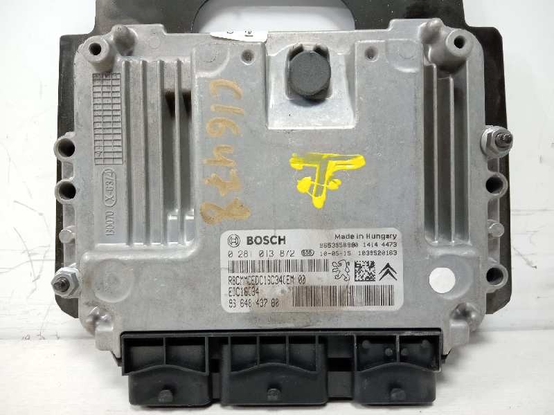 Recambio de centralita motor uce para citroën berlingo station wagon sx multispace referencia OEM IAM 0281013872 9664843780 BOSC