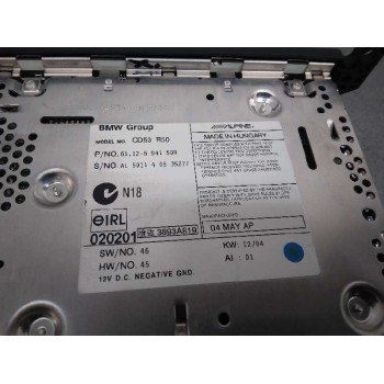 Recambio de sistema audio / radio cd para mini mini (r50,r53) cooper s referencia OEM IAM 65126941509  