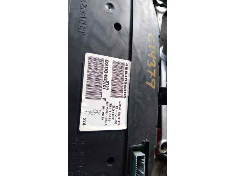 Recambio de cuadro instrumentos para renault megane ii berlina 5p confort dynamique referencia OEM IAM 8200408787F 8200408787 25