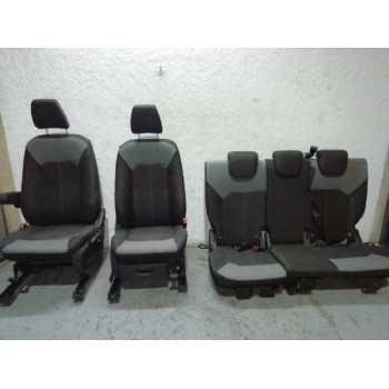 JUEGO ASIENTOS COMPLETO ISOFIX NEGRO