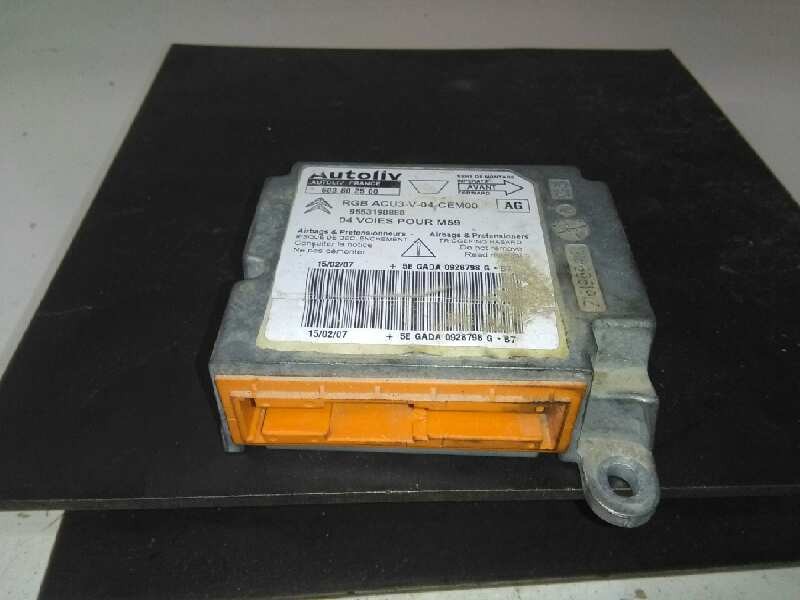 Recambio de centralita airbag para peugeot partner (s2) combiespace referencia OEM IAM 9653190880 9653190880 9653190880