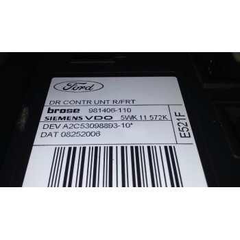 Recambio de motor elevalunas delantero derecho para ford focus berlina (cap) ambiente (d) referencia OEM IAM 981406110  