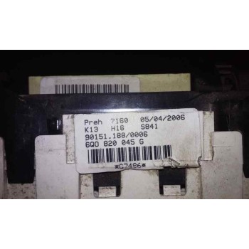 Recambio de mando calefaccion / aire acondicionado para volkswagen polo (9n3) 1.4 16v referencia OEM IAM 6Q0820045G  