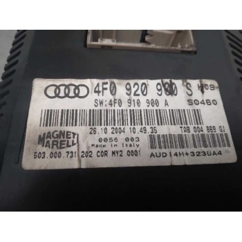 Recambio de cuadro instrumentos para audi a6 berlina (4f2) 3.0 tdi quattro (165kw) referencia OEM IAM 4F0920900S 4F0910900A 
