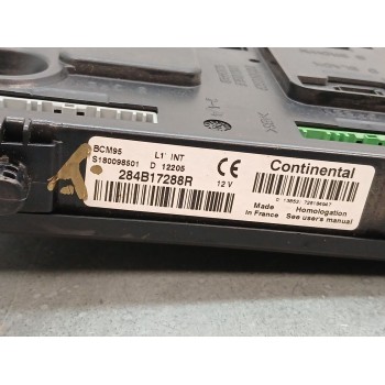 Recambio de caja reles / fusibles para renault scenic iii dynamique referencia OEM IAM 284b17288r  