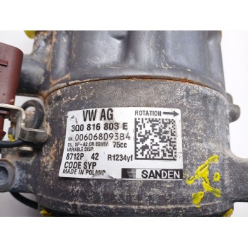 Recambio de compresor aire acondicionado para volkswagen t-cross (c11, d31) 1.0 tsi referencia OEM IAM 3Q0816803E 006068093B4 