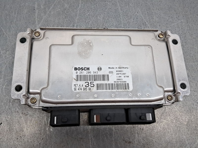 Recambio de centralita motor uce para peugeot 307 (3a/c) 1.6 16v referencia OEM IAM 9647680580 0261206943 9638765680
