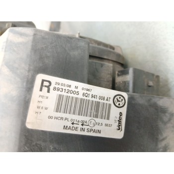 Recambio de faro derecho para volkswagen polo iv (9n_, 9a_) 1.4 tdi referencia OEM IAM 6Q1941008AT  