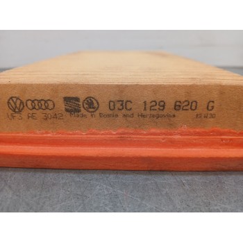 Recambio de filtro aire para volkswagen golf v (1k1) 1.4 fsi referencia OEM IAM 03C129620G  