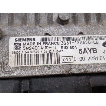 Recambio de centralita motor uce para ford fusion (ju_) 1.4 tdci referencia OEM IAM 5WS40140DT 3s6112a650lb 