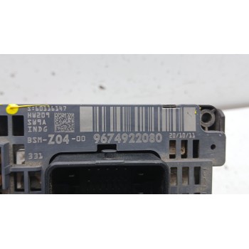 Recambio de centralita bsm para peugeot 508 i (8d_) 1.6 thp referencia OEM IAM 9674922080  