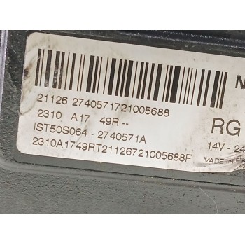 Recambio de alternador para nissan qashqai iii (j12) 1.3 dig-t referencia OEM IAM 2310A1749R  