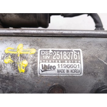 Recambio de motor arranque para chevrolet cruze (j300) 2.0 cdi referencia OEM IAM 25183761 1196601 4802243