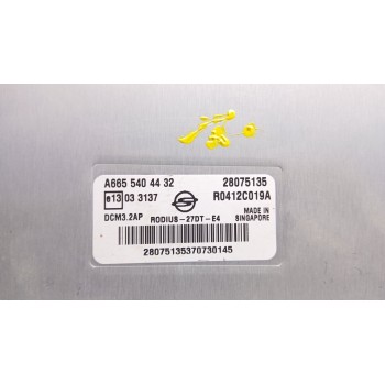 Recambio de centralita motor uce para ssangyong rodius i 2.7 xdi referencia OEM IAM a6655404432 28075135 