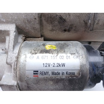 Recambio de motor arranque para ssangyong korando limited 4x2 referencia OEM IAM a6711510201  
