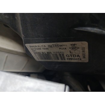 Recambio de faro izquierdo para nissan micra iii (k12) 1.2 16v referencia OEM IAM 89900074  