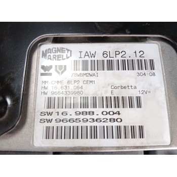 Recambio de centralita motor uce para citroën c4 berlina 1.4 16v referencia OEM IAM 9665936280  