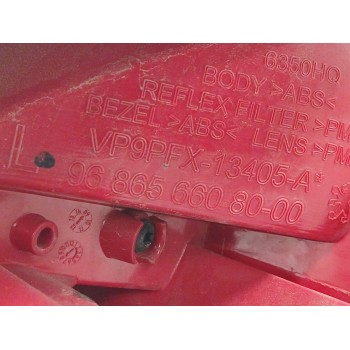 Recambio de piloto trasero izquierdo para peugeot 207/207+ (wa_, wc_) 1.6 hdi referencia OEM IAM 968656608000  