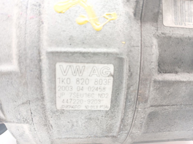 Recambio de compresor aire acondicionado para audi a3 (8p1) 1.6 referencia OEM IAM 1k0820803f  