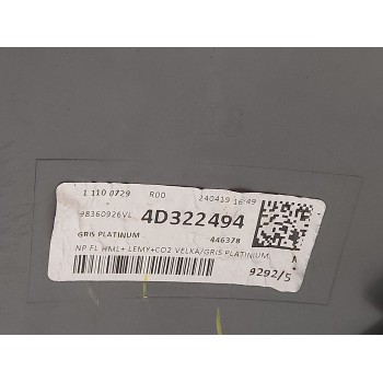 Recambio de paragolpes delantero para citroën c3 1.5 blue-hdi fap referencia OEM IAM 3200101191  